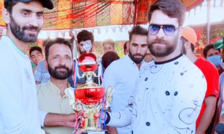 Shabir memorial tournament ends, Alamdhar sports Lal bazar wins final