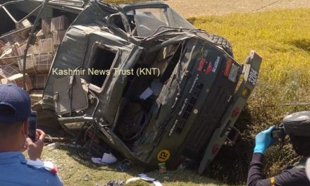 2 soldiers sustain critical injuries after armoured vehicle turned turtle