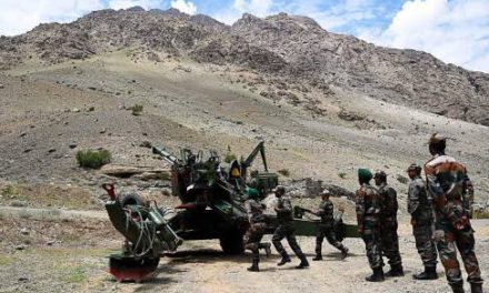 Firing takes place on LAC in Eastern Ladakh