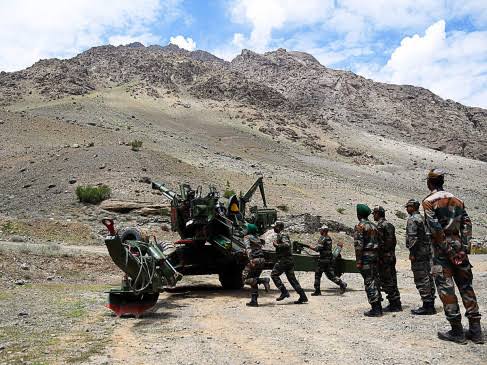Firing takes place on LAC in Eastern Ladakh