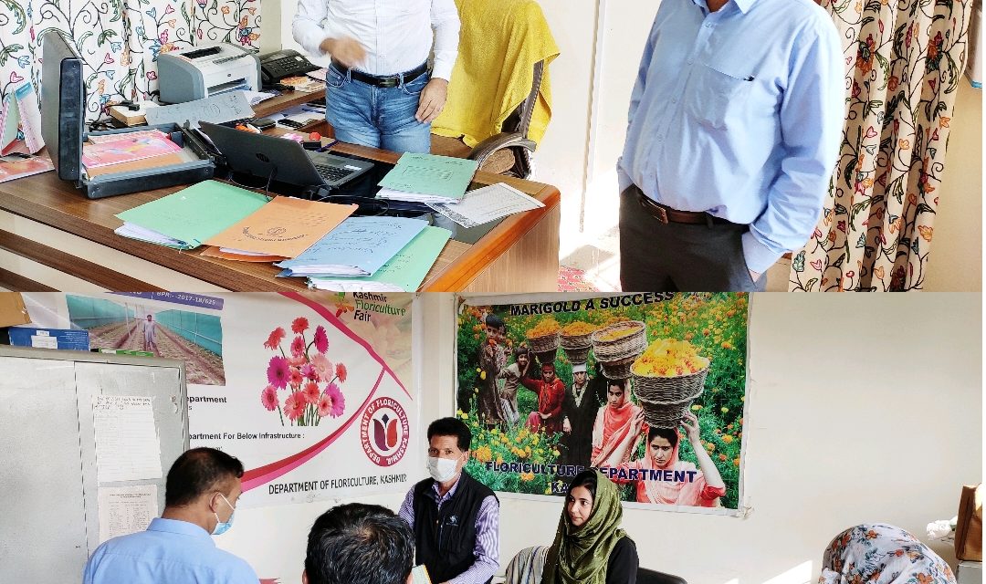 ADC Bandipora makes surprise inspection of Govt Offices; put 16 employees, 5 District Officers on notice