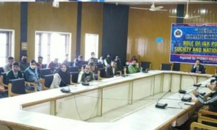 Martyrs’ memorial event:District level debate “Role of present day policing in society and nation building”, organized by Ganderbal police