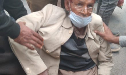 Elderly man hit and injured by army vehicle in Ganderbal locals protest