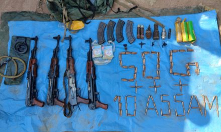 Police, Army Recover Bag Containing 4 AK Rifles, Ammunition Near LoC In Poonch