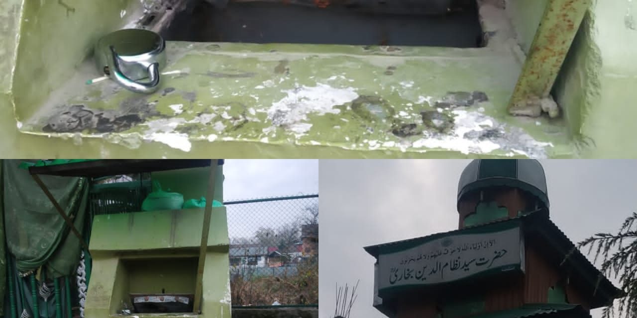 Burglars strike two shrines in north Kashmir,”Decamp with cash, police register case