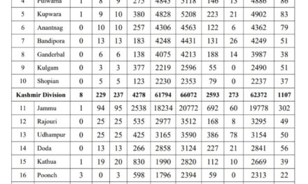 13 travelers among 454 new covid-19 cases in J&K, 110678