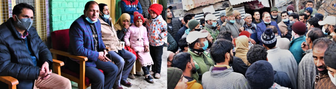 District Administration Ganderbal reaches out to poor family at Gutlibagh ;Assures full support to the family members