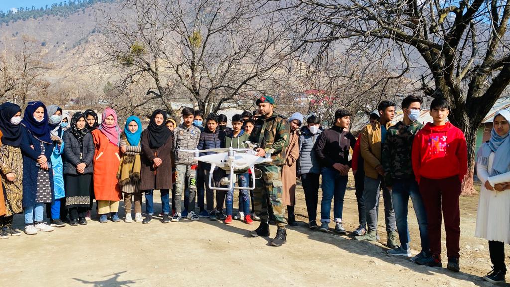 Indian Army organised an interactive session with Local Youth and Children in Kangan