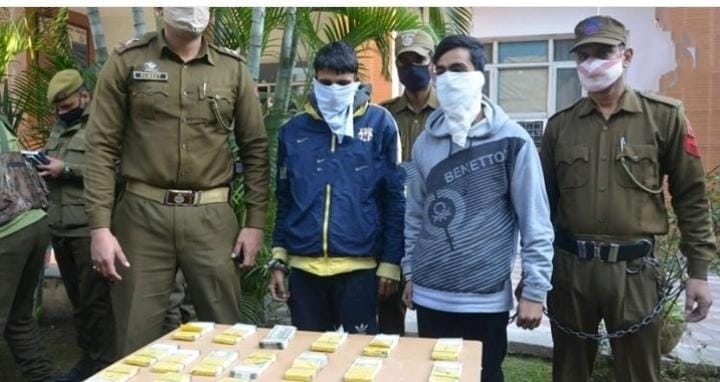 Two arrested for stealing Rs 10 lakh from a bank branch in Jammu