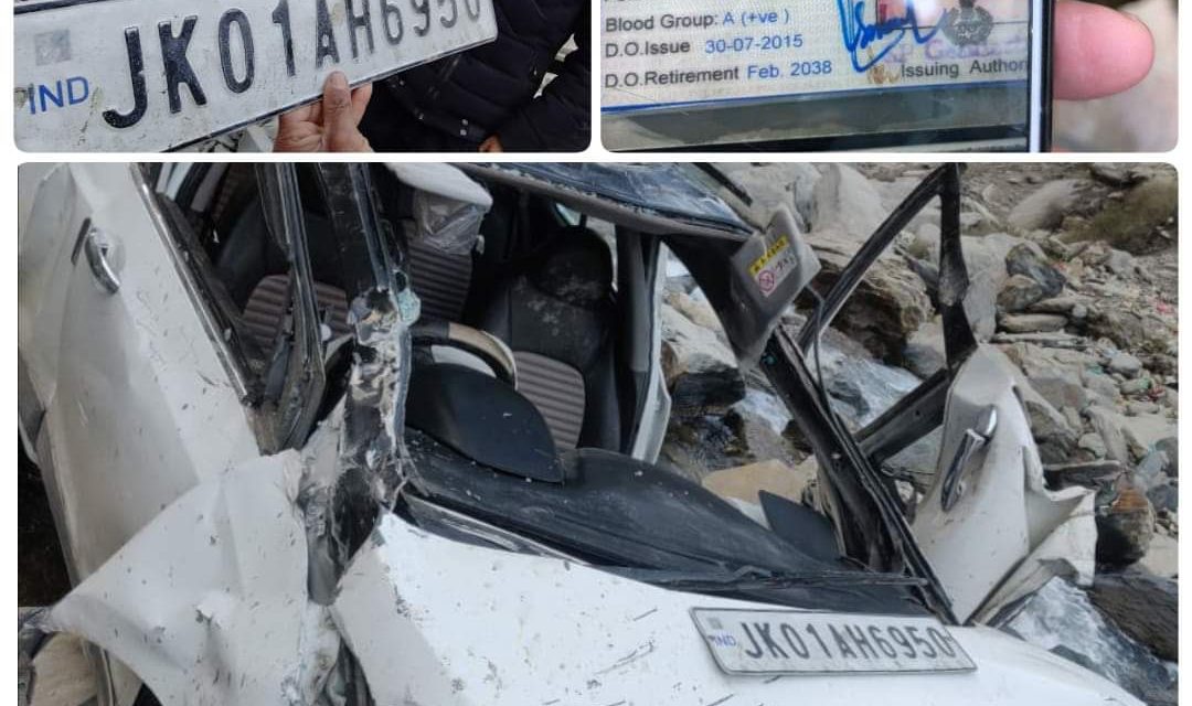 Policeman from Kupwara killed in accident near Banihal