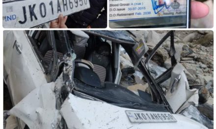 Policeman from Kupwara killed in accident near Banihal