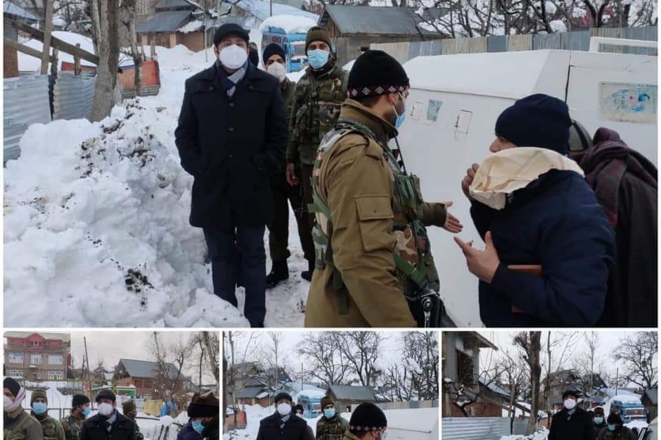 DC Pulwama visits far flung areas, oversees restoration operations