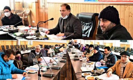 DLRC,DCC Meeting held in Ganderbal