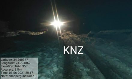 PDC and PMGSY department not cleared snow on Gutlibagh main road