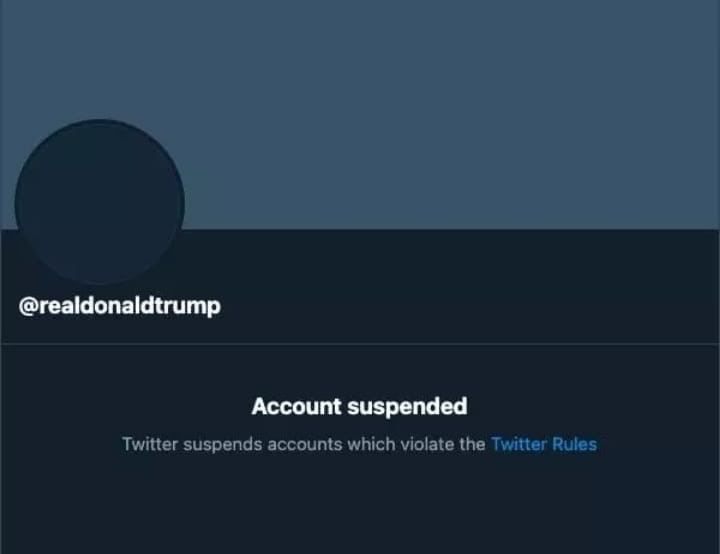 President Trump permanently banned from Twitter over risk he could incite violence