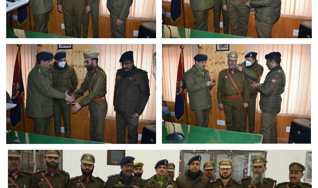 Ganderbal Police Organised Pipping Ceremony At District Police Line