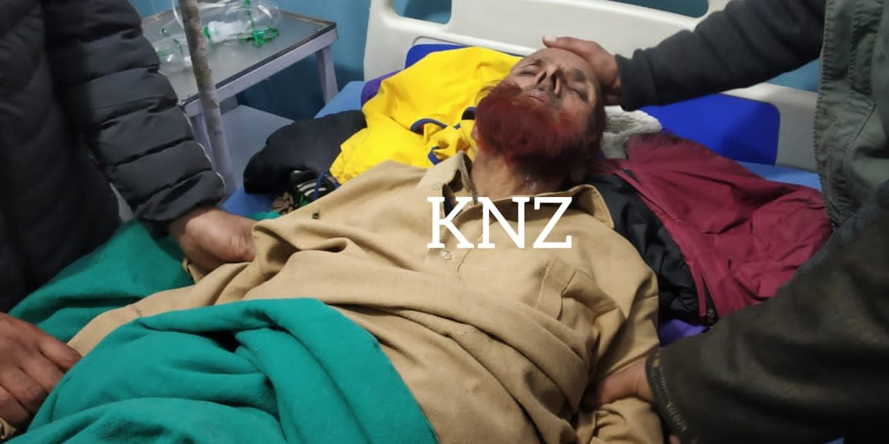 Lineman injured due to electric shock in Kangan,hospitalized