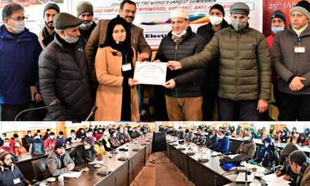 District Administration Ganderbal celebrates 11th National Voters Day