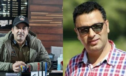 BJP District President Ganderbal Congratulates SSP Ganderbal For “Presidents Police Medal”