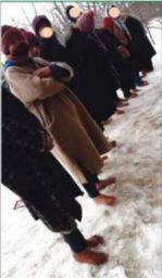 For not paying fee, Coaching Centre in Southern Kulgam forces students to stand bare feet on frozen snow