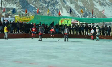 DC Kargil inaugurates 13th CEC Ice Hockey Championship