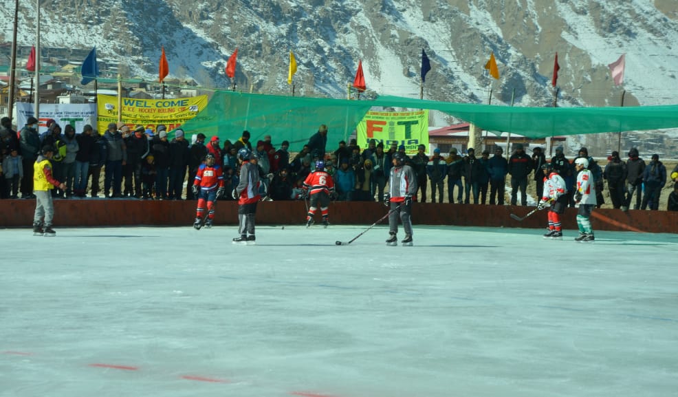 DC Kargil inaugurates 13th CEC Ice Hockey Championship