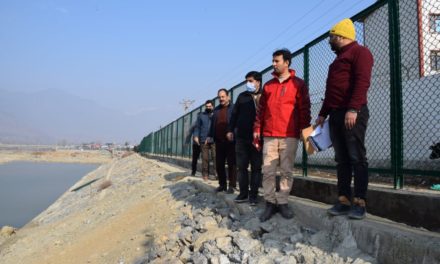 Madhumati Nallah works inspected and linked to Town beautification programme in Bandipora
