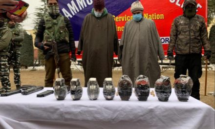 02 JeM militant associates arrested in Bandipora ,Arms and Ammunition recovered