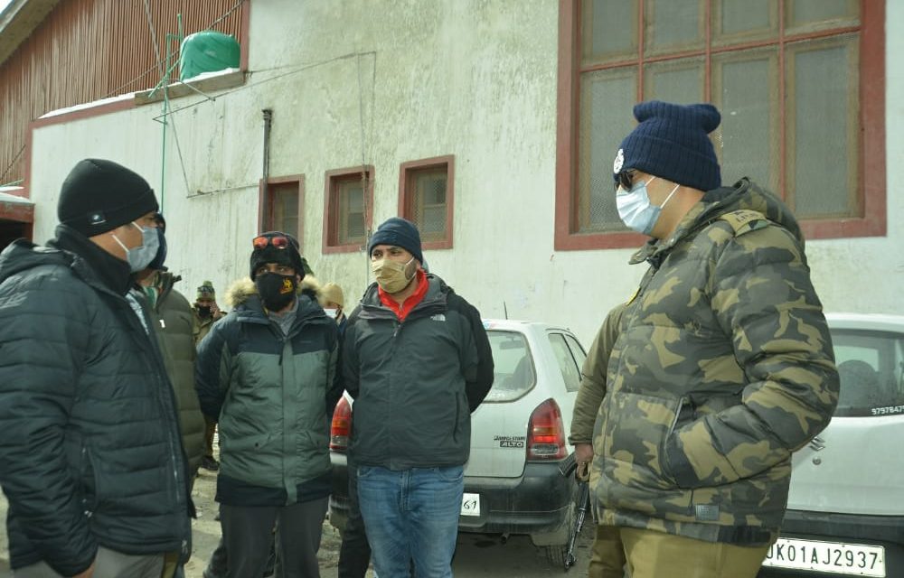 DC Kargil takes stock of renovation works of Auditorium Kargil