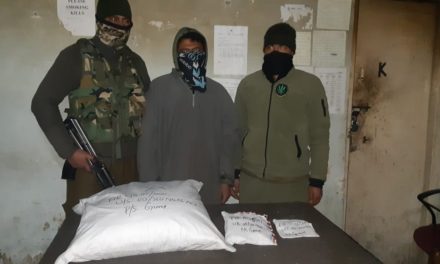 Ganderbal police arrested Drug peddler in Kangan with 10KG contraband substances