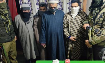 4 Gamblers arrested in Ganderbal,with stake money 29500