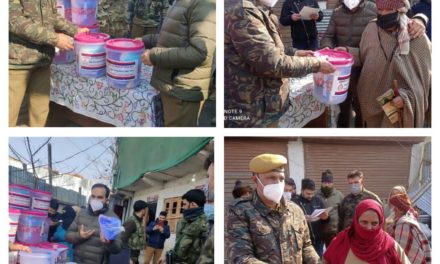 Ganderbal Police distributed COVID-19 Safety Kits among BPL families