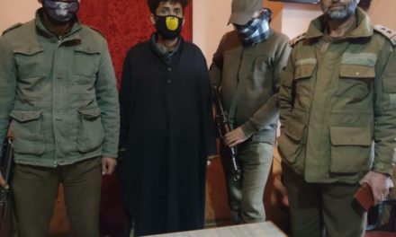 Srinagar Police arrests drug peddler; contraband substance recovered
