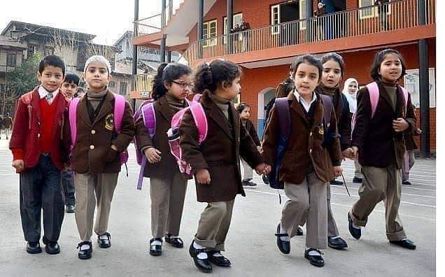 Schools Reopen For Primary Class Student In Kashmir