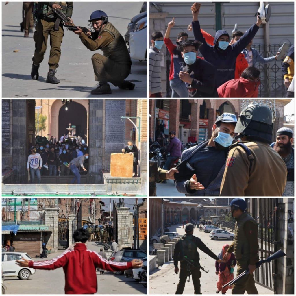 Clashes erupt in Srinagar over house arrest of Hurriyat leader Mirwaiz Umar Farooq