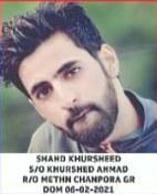 Shocking! J&K Police portrays student as wanted militant