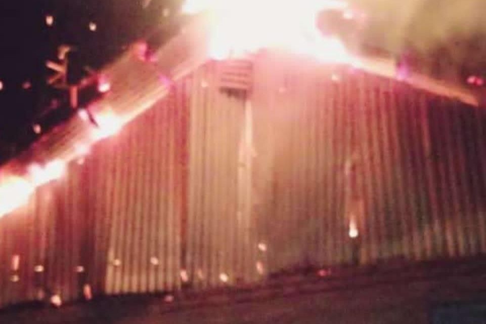 School building gutted in fire mishap in Kulgam village