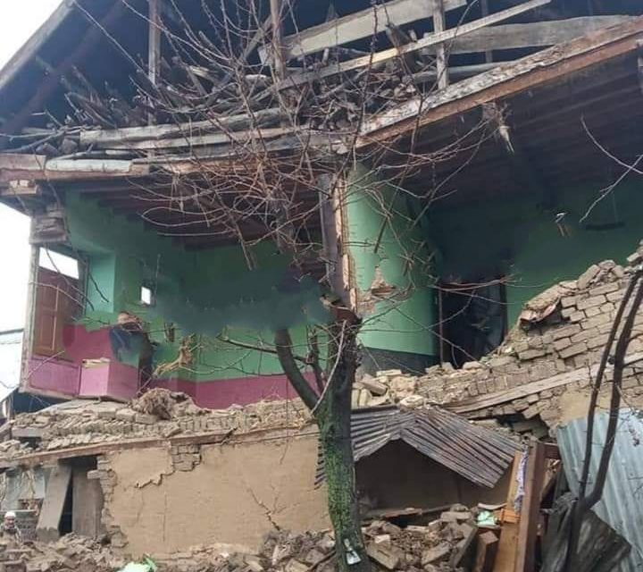 Mud House Damage In Budgam, Water Seeps Into Houses In Kupwara; AS College Turns Into Pool