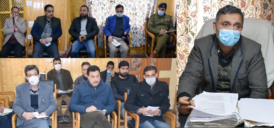 ADC Bandipora reviewed the arrangements for the Me’raj ul Alam