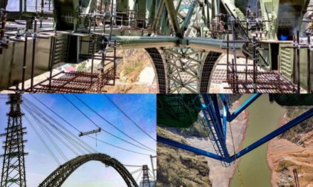 Arch of world’s highest railway bridge on Chenab river in J-K completed