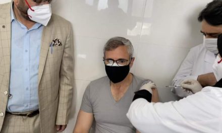 Omar Abdullah gets first dose of COVID-19 vaccine