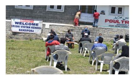 KVK organizes training programme for progressive farmers in Bandipora