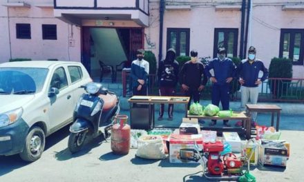 Gang of thieves arrested by Anantnag police, stolen property worth lakhs recovered