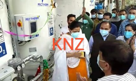 DHSK,DC Ganderbal inaugurate Oxygen plant at District Hospital Ganderbal