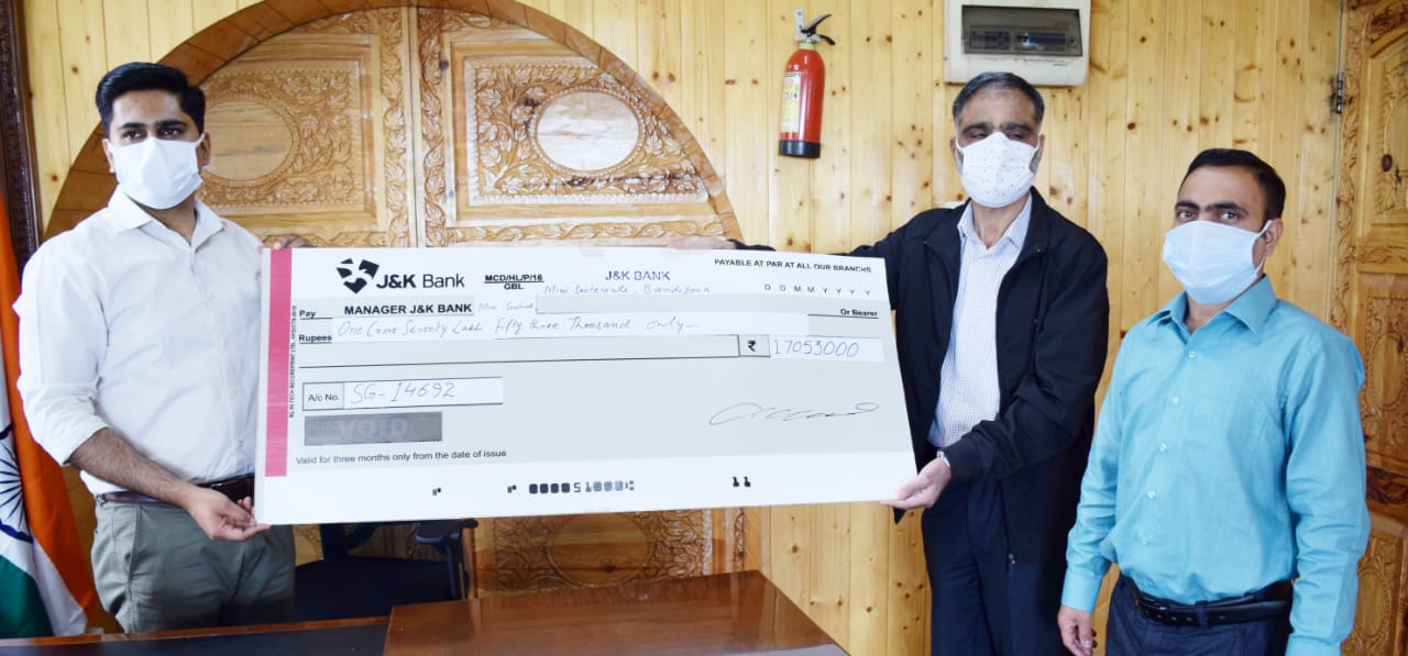 COVID-19 Assistance:  Labour Department disburses Rs 1.70 Cr among labourers in Bandipora