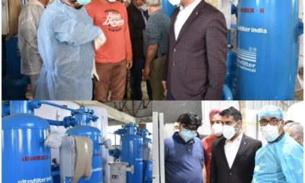DC Srinagar visits Chest Disease, SMHS hospitals to oversee installation of 3 new Oxygen Plants