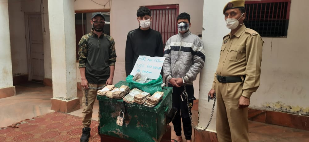 Involved in Jamia Masjid Shopian theft case, 2 held