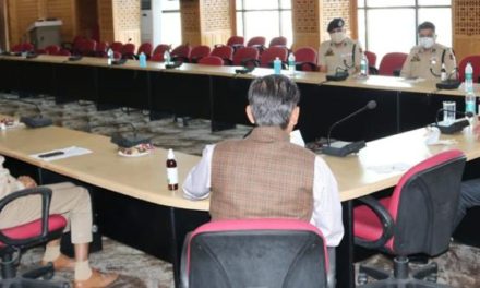 DGP Chairs high level meeting at PHQ;Augment security grids to further improve safe and secure environment for the citizens:  DGP to officers Srinagar
