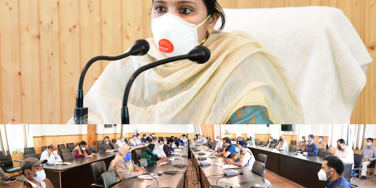 Modalities for vaccination of people under 18-45 age category discussed at Ganderbal