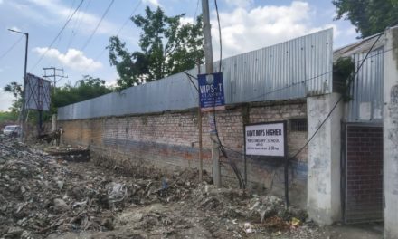 Sopore : Toilet construction at School entrance, People aghast over Admin’s move, demands relocation